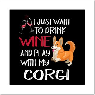 I Want Just Want To Drink Wine (10) Posters and Art